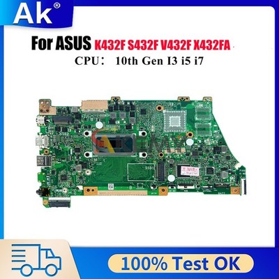 X432FAC Motherboard For ASUS V432F X432FLC S432F X432FL K432F Mainboard