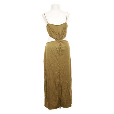 H&M, Kleid, Größe: L, Grün, Elasthan/Polyester/Viskose, Einfarbig, Damen #U8Y