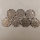 WW2 King George VI Full Set 1939-1945 80% Silver Quarters