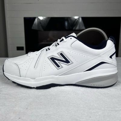 New Balance 608 V5 Mens Training Shoes White Navy MX608WN5 