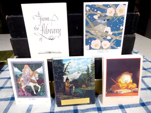 Vintage Antioch Bookplates Lot 5 Boxes 100 Native American Garfield Mystical