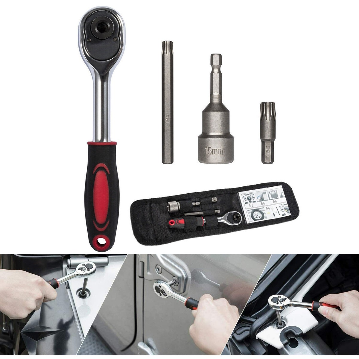 For Jeep Wrangler JK JL Hard Top and Door Removal Torx Set Tool