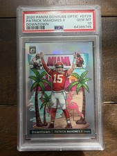 2020 Panini Donruss Optic Downtown Patrick Mahomes II PSA 10