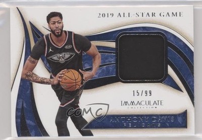 2019-20 Panini Immaculate Special Event Memorabilia 15/99 Anthony Davis s3g