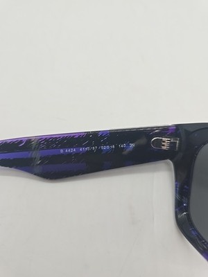 Burberry B 4424 4114/87 Blue Sunglasses New Authentic Burberry BE 4424 Acetate Sunglasses - Blue | 0BE4424  main image 2