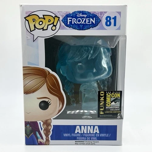 Funko POP! Disney Frozen Anna Translucent Ice Blue SDCC 2014 Exclusive