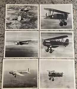 Vintage Lot 6- US Air Force Photos Historic Airplanes Curtiss Douglas Boeing