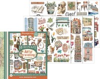 Stamperia Rub On Set Art Of Travelling 15.6X15.6 Cm Scrapbooking ZubehöR