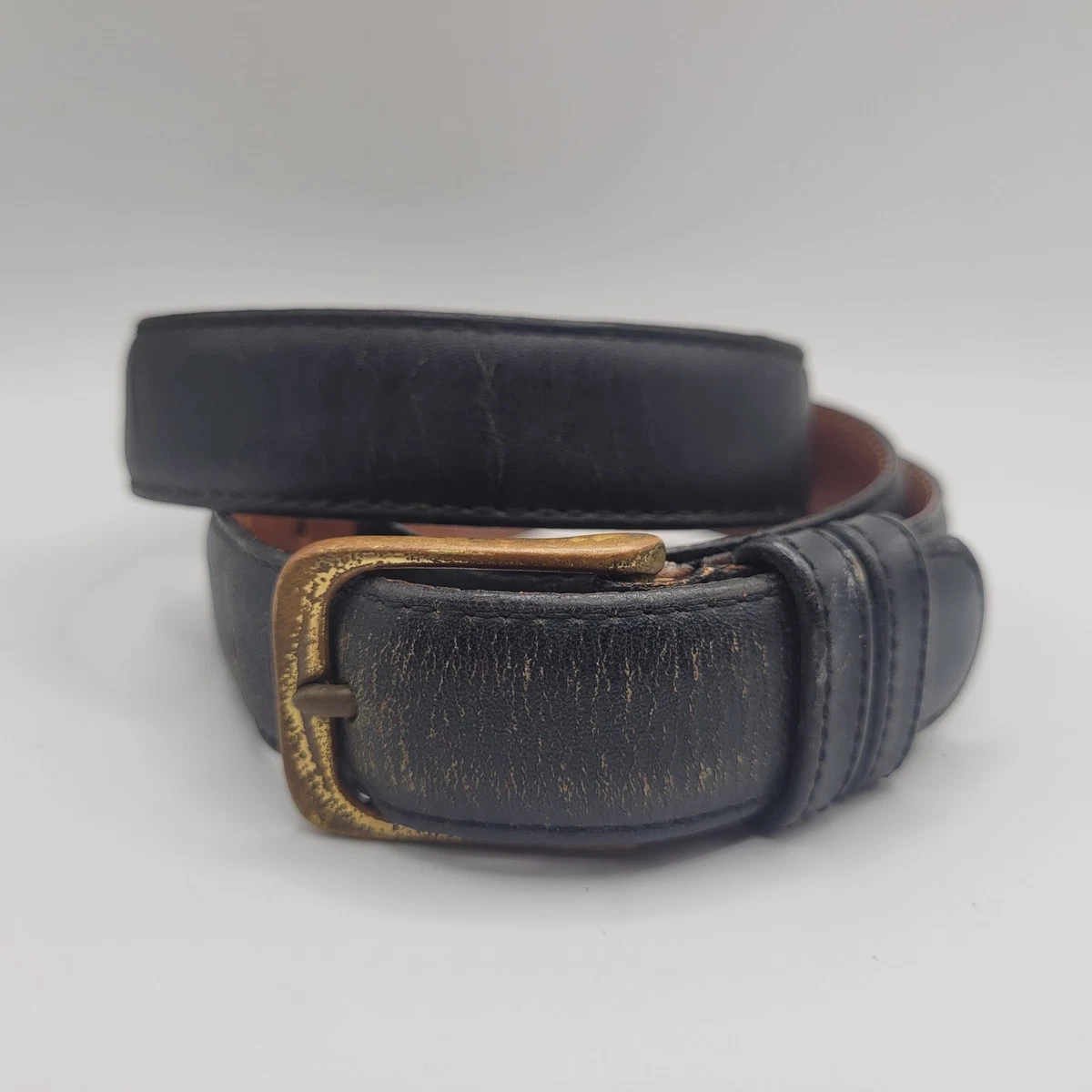 Vintage Coach Black Leather Belt 1\