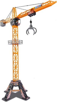Dickie Toys Mega Crane Kran Fernbedienung Baustelle Seilwinde 120 cm