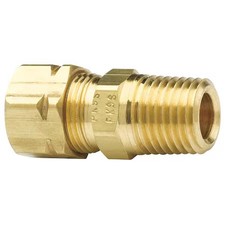 Parker L68ca-4-4 1/4" Compression X Mnpt Low Lead Brass Connector