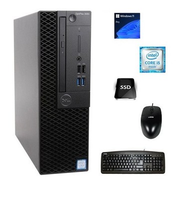 DELL OptiPlex 3060 SFF（SSD 256GB） Dell Optiplex 3060 SFF, i5 8th Gen, 16GB Ram, *New 256GB SSD