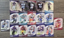 2025 Panini Absolute Football BLue Parallel LOT (17) - RCs, Stars, Vets