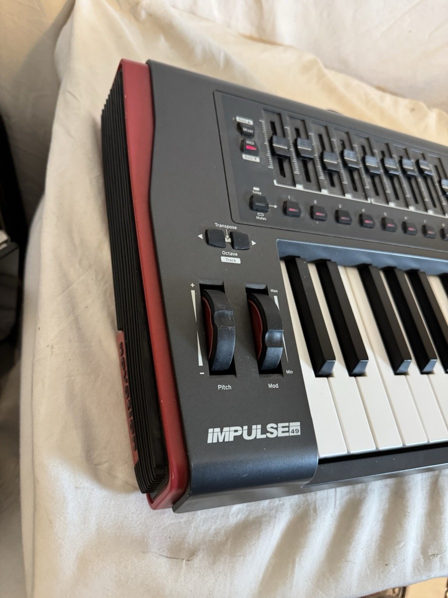 ✓Novation Impulse 49 Key USB Midi Keyboard Controller With Soft