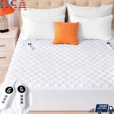 Heated Mattress Pad Queen Electric Mattress Pad with 9 Heat Setting Controller