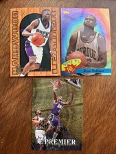 (3) Glenn Robinson Lot UD Rookie Classic Dick Vitale PTP Flair Hardwood Leader