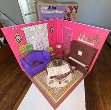 Vintage 1975 Ideal Jody's Victorian Parlor Includes Accessories & Original Box