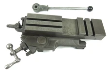Unknown Large Metal Lathe Turret Style Double Tool Cross Slide