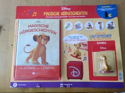 Unikat. Disney. Sammel Edition. Buch. Figur. Simba. Fanhome Teil 1. Rarität. Neu