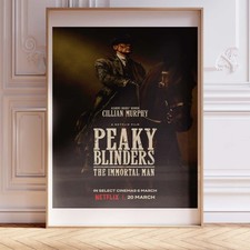 Peaky Blinders Thomas Shelby Horse Poster Wall Art A0 Large Print Decor Cinemati