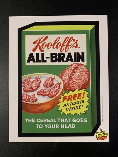 WACKY PACKAGES POSTERS Set of 6 2013 11x14 Inches Regular Edition Fresh and Mint - Picture 5 of 8