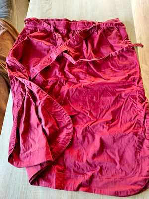 Bodyflirt Damenrock Rot Baumwolle/Elasthan elast. Bund Übergröße Gr. 50
