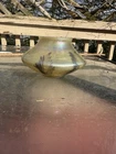 Early Tiffany Studios Favrile Art Glass Vase 6x3 1/4 “crack”