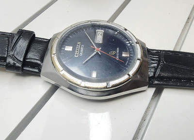 Vintage Citizen CQ Crystron Quartz 7100 December 1978 Kanji JDM