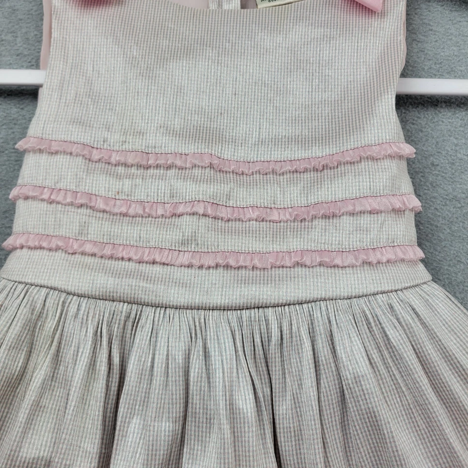 Vestido de fiesta Laura Ashley para niñas talla 6 elegante ocasión especial tul mezcla de seda Foto 3 de 4