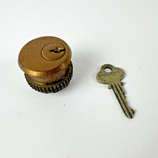 Donnell Safe Co Lock Key 1898 Set Brass Cylin...