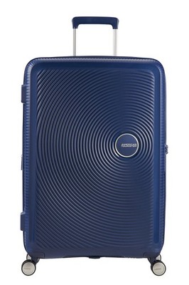 AMERICAN TOURISTER SOUNDBOX SPINNER 77/28 TSA EXPANDABLE MIDNIGHT KOFFER NAVY