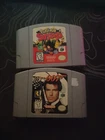 Lot Of 2 Nintendo 64 N64 2 games 1:POKÉMON SNAP 2:GOLDEN EYE 007