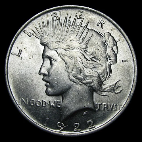 1922 Peace Dollar Silver ---- Gem BU Coin ---- #PP762