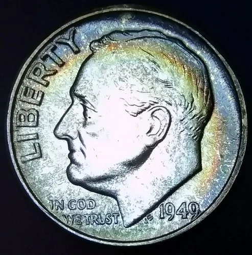 1949-P Roosevelt Dime — photo from another recent sale