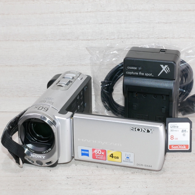 Sony DCR-SX44 4 GB Camcorder - Silver for sale online | eBay