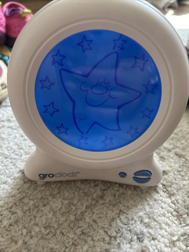 Groclock Gro Company Childrens Sleep Trainer Night Light Clock & Power Adapter