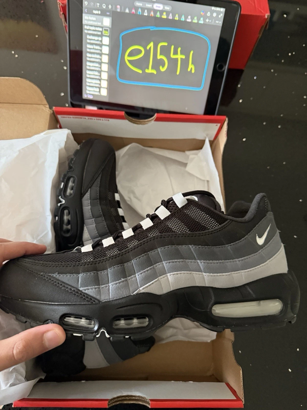 Nike air max 95 polvere inversa