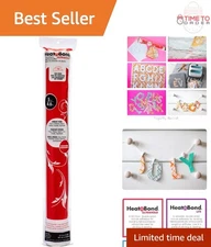 Iron-On Adhesive Sheet 17x5 Yards White No Sew Fabric Bonding