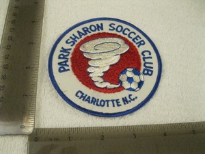 Park Sharon Soccer Club Charlotte Nc Tornado Cloth Patch - Label club charlotte nc
