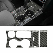 Real Carbon Fiber Gear Shift Box Panel Cover Trim For Ford Explorer 2013-2019 Real Carbon Fiber Gear Shift Box Panel Cover Trim For Ford Explorer 2013-2019