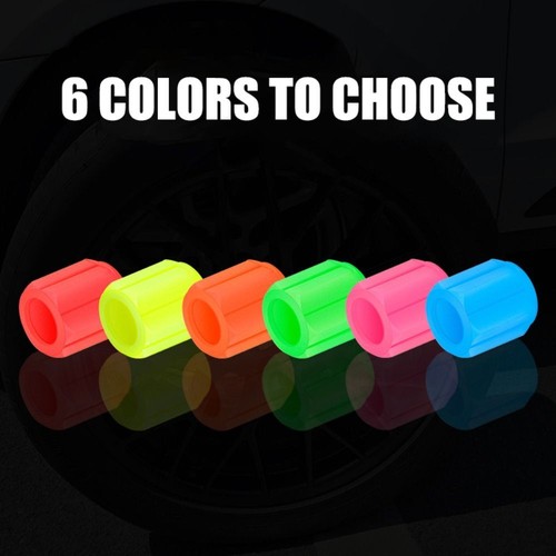 Tire Valve Stem Caps Luminous Valve Cap Stem Air Valve Caps Tyre Stem Cover - Picture 12 of 18