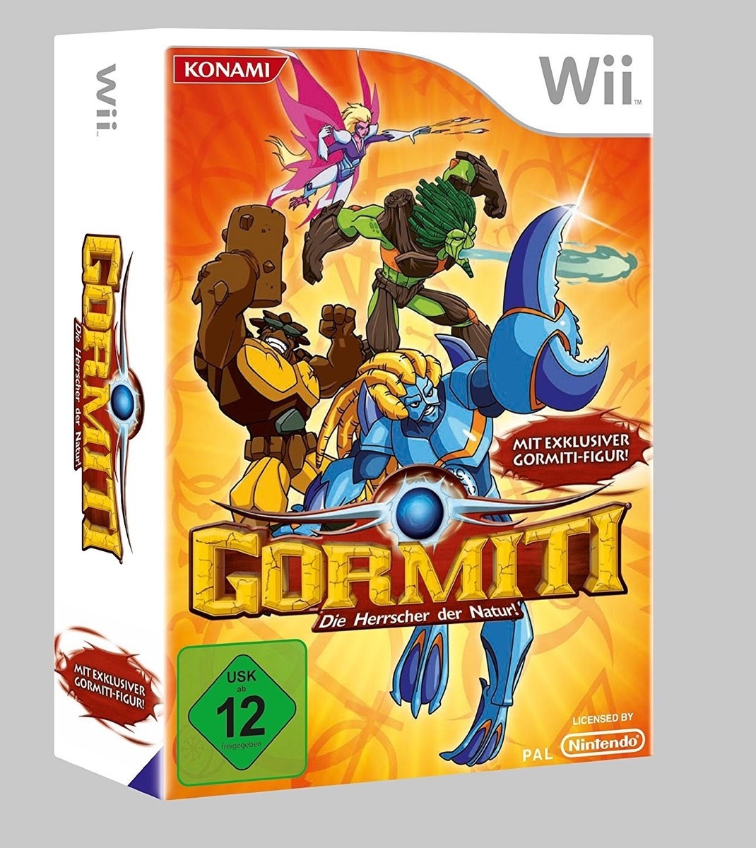 Nintendo Wii Game Gormiti The Ruler Of Nature Figure NEW*NEW