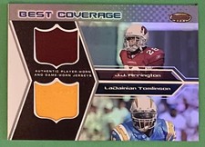 2005 Bowman's Best Coverage Jerseys 21/25 LaDainian Tomlinson J.J. Arrington RC