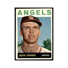 Dean Chance 1964 Topps #32 Baseball Cards Baseball Card EX
