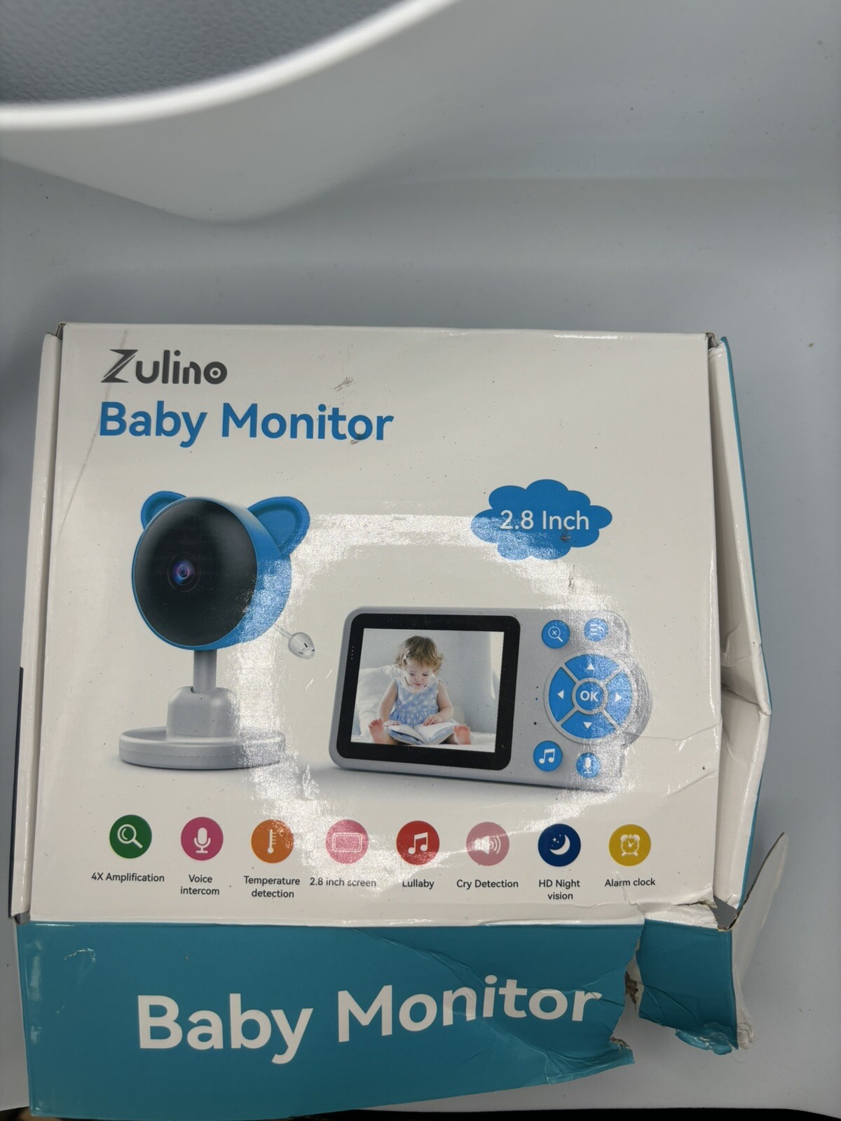 Baby Monitor with Camera and Audio,2.8