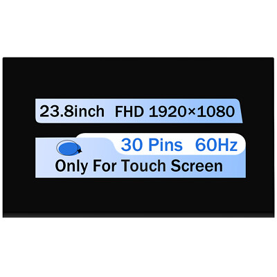 Replacement 23.8'' for HP L99803-002 LCD Touch Screen Display Panel FHD 1920×1080