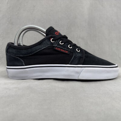 Airwalk Shoes Mens Size 5 Black Low Top Skate Skateboarding