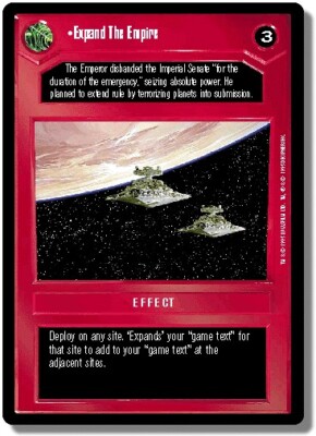 3x  Expand The Empire - Very Rare Foil Near Mint Reflections - BB (Star Wars - D