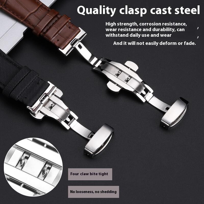 For Maurice Lacroix AIKON AI6008 AI6038 AI6058 Leather Strap Nylon