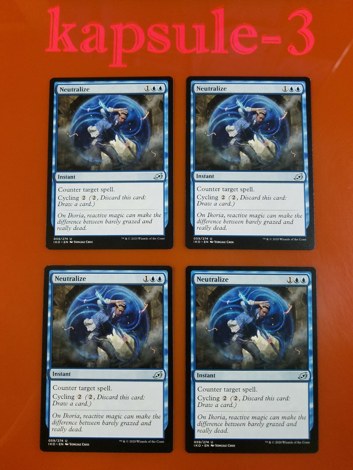 4x Neutralize | Ikoria Lair of Behemoths | MTG Magic Cards | eBay